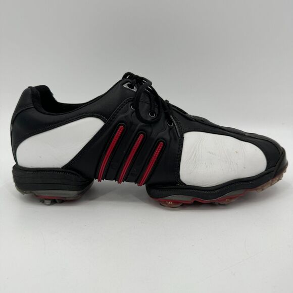 ADIDAS Tour 360 Adiprene Black White Red Men's Golf Shoes Size 8.5 - Picture 1 of 9